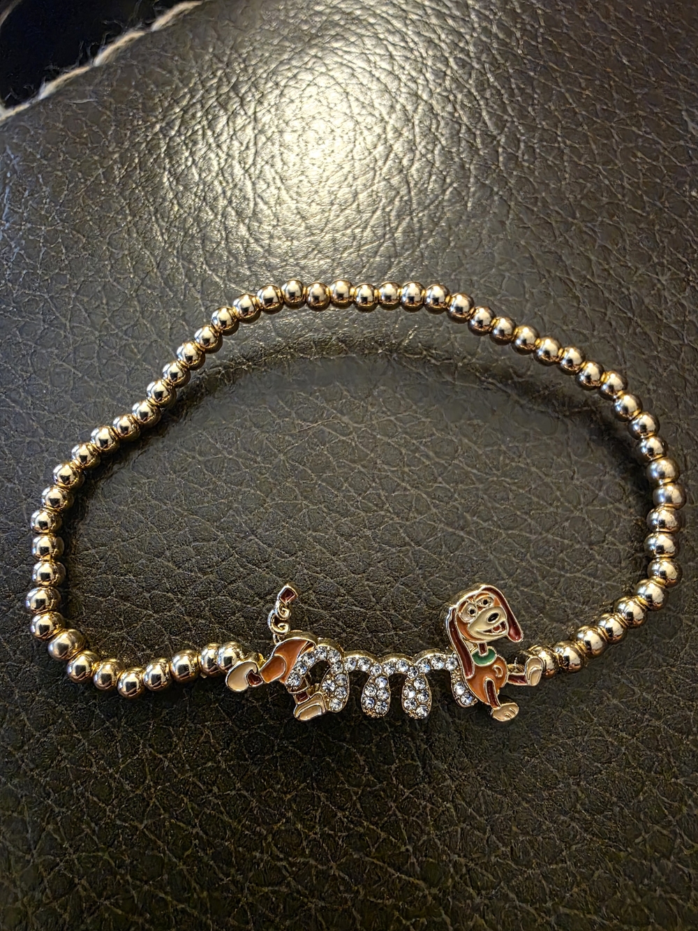 BaubleBar Disney Slinky Dog Pisa beaded stretch